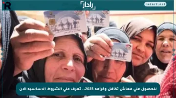 للحصول على معاش تكافل وكرامة 2025.. تعرف على الشروط الأساسية الآن